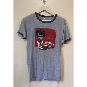 Vintage Bill Elliott Ringer T-shirt Racing Nascar 80’/90’s Size Large